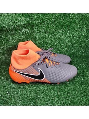 Men's Nike Magista Obra II 2 Dynamic Fit "Fast AF" Orange Grey Soccer Size 11.5